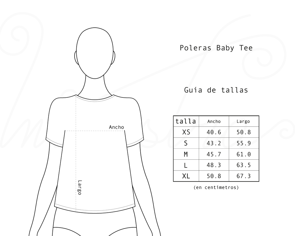 Baby Tee ESS x Mimestra Talla XS